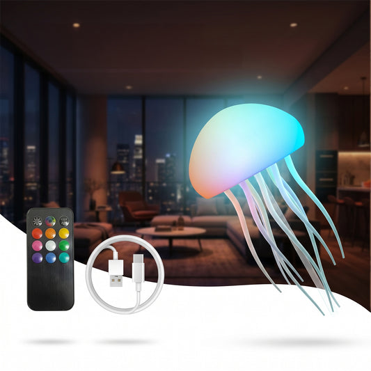 LUMITOP™ Jello Night Light Lamp – Rechargeable, Cordless & 16-Color Changing Night Light with Touch and Motion Sensor