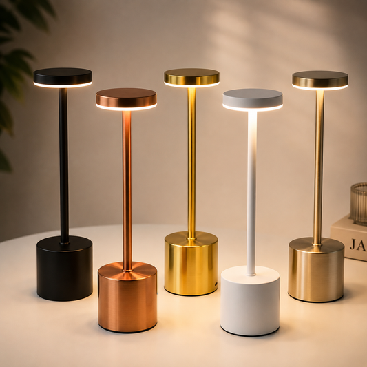 LUMITOP™ Aura Touch LED Table Lamp – Minimal Rechargeable, Dimmable & Cordless LED Light