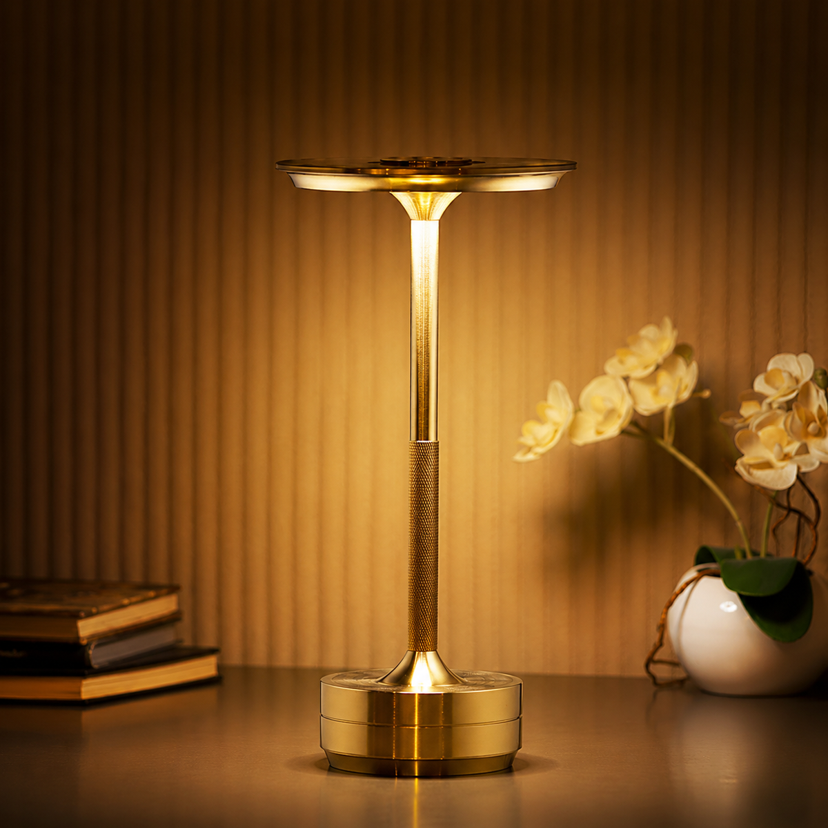 LUMITOP™ Nova Touch LED Table Lamp – Rechargeable, Dimmable & Cordless Minimal Light