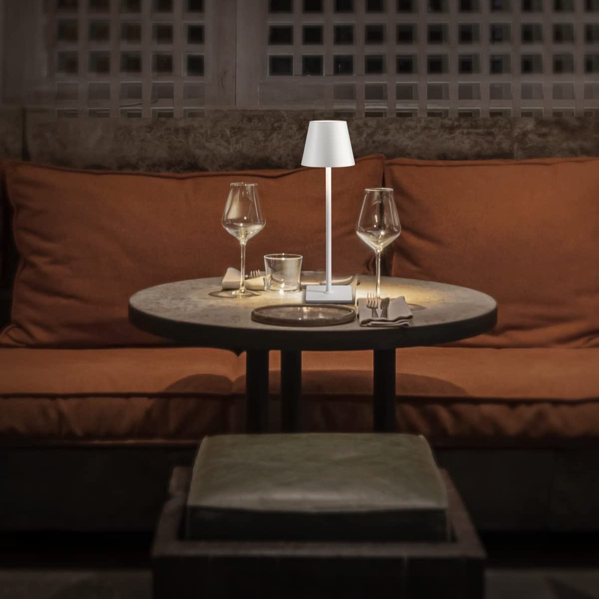 LUMITOP™ Milano Touch LED Table Lamp – Rechargeable, Dimmable & Cordless Minimal Light