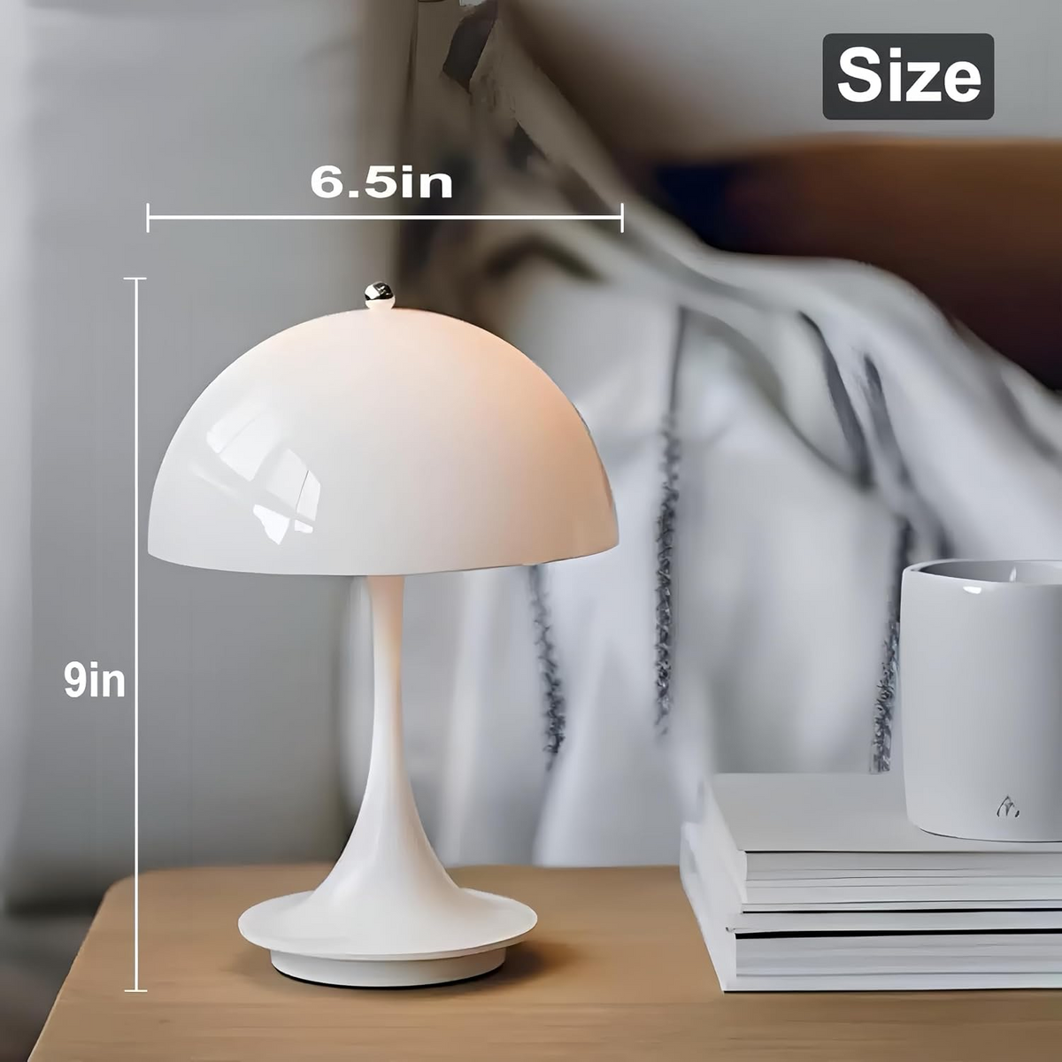 LUMITOP™ Tuscan Touch LED Table Lamp – Rechargeable, Dimmable & Cordless LED Lamp