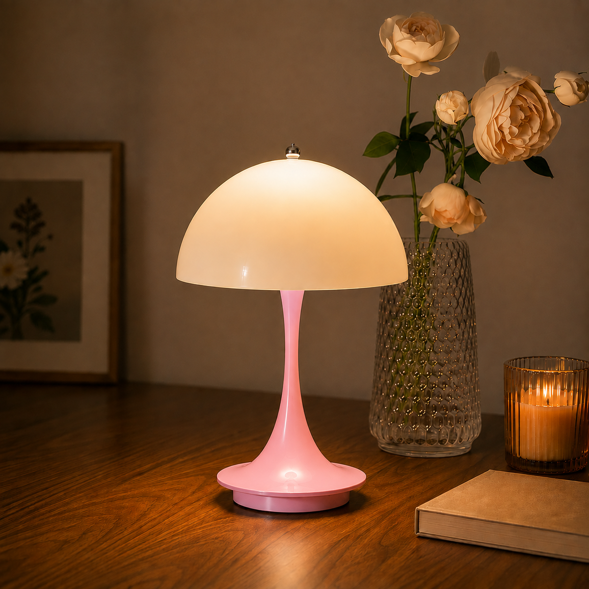 LUMITOP™ Tuscan Touch LED Table Lamp – Rechargeable, Dimmable & Cordless LED Lamp