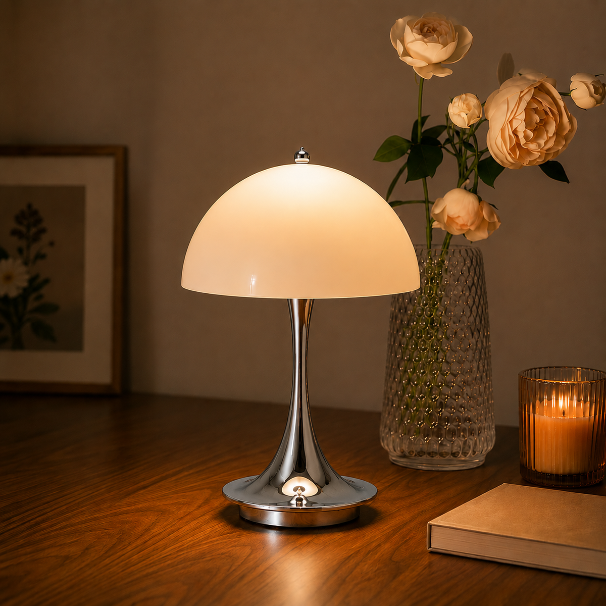LUMITOP™ Tuscan Touch LED Table Lamp – Rechargeable, Dimmable & Cordless LED Lamp