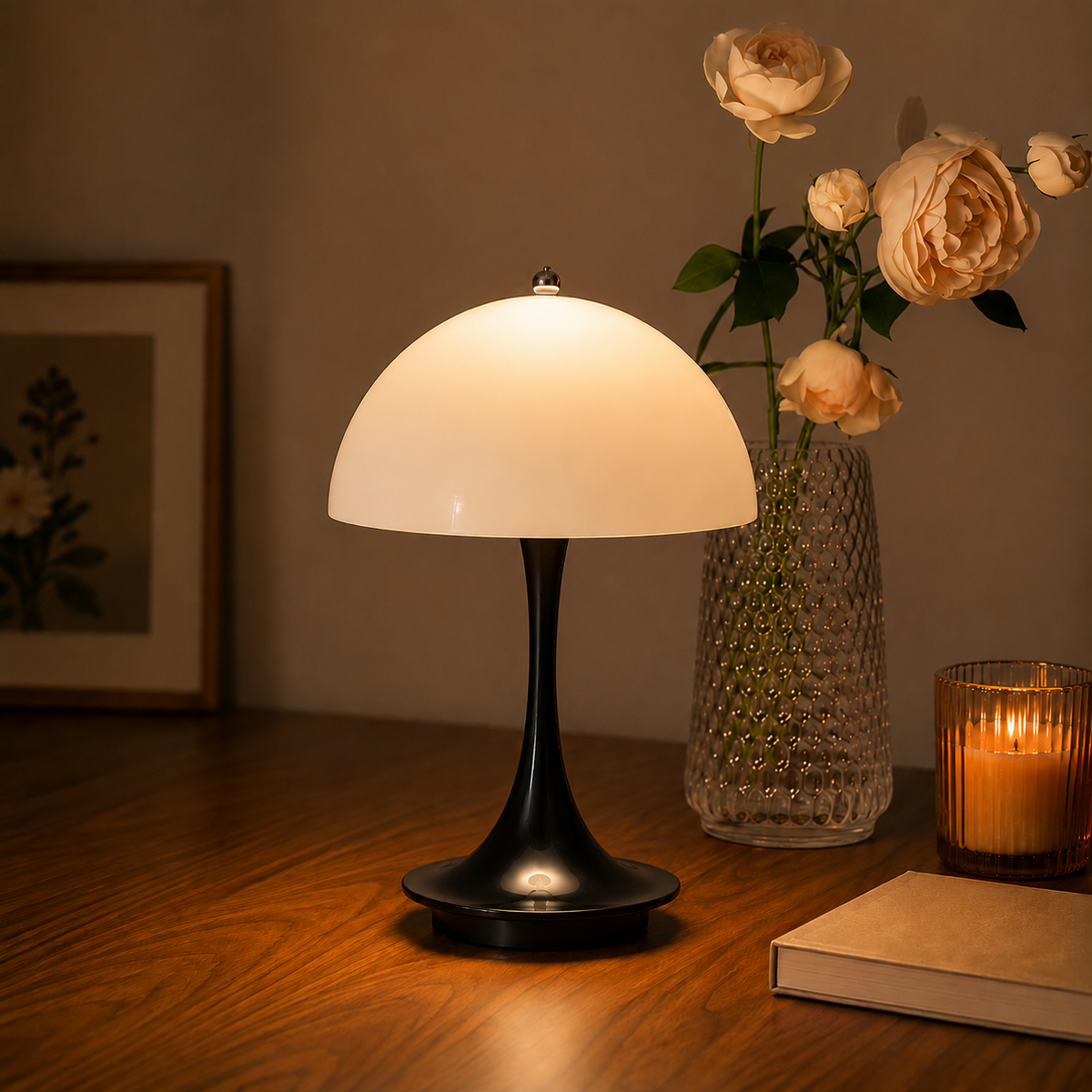 LUMITOP™ Tuscan Touch LED Table Lamp – Rechargeable, Dimmable & Cordless LED Lamp