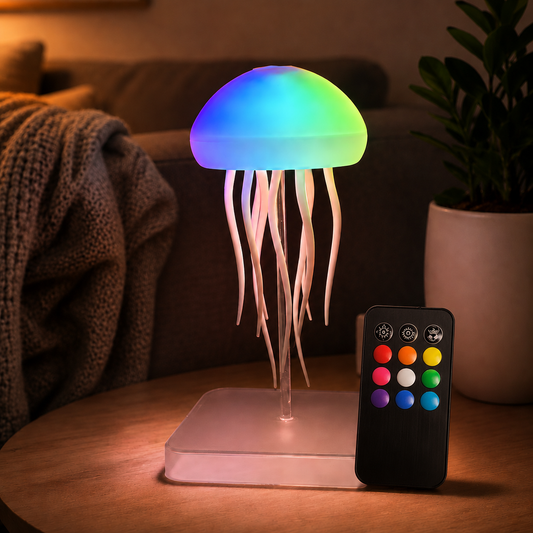 LUMITOP™ Jello Night Light Lamp – Rechargeable, Cordless & 16-Color Changing Night Light with Touch and Motion Sensor