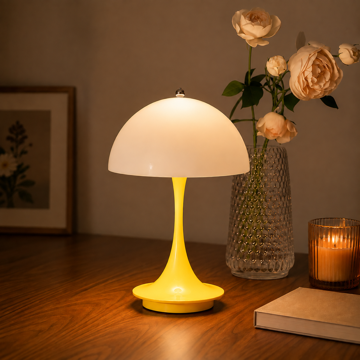 LUMITOP™ Tuscan Touch LED Table Lamp – Rechargeable, Dimmable & Cordless LED Lamp